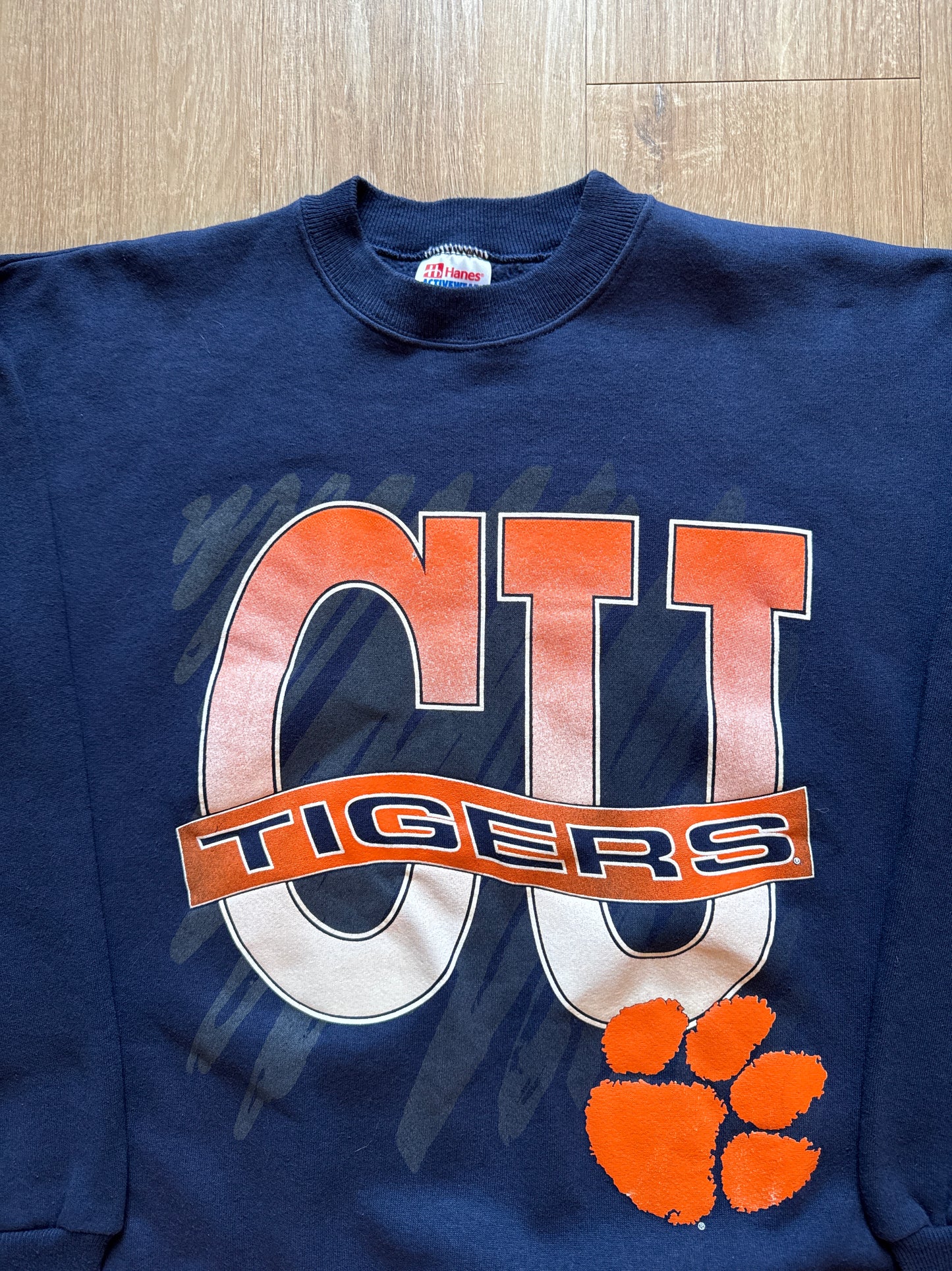 Vintage University Of Clemson Tigers Sweatshirt