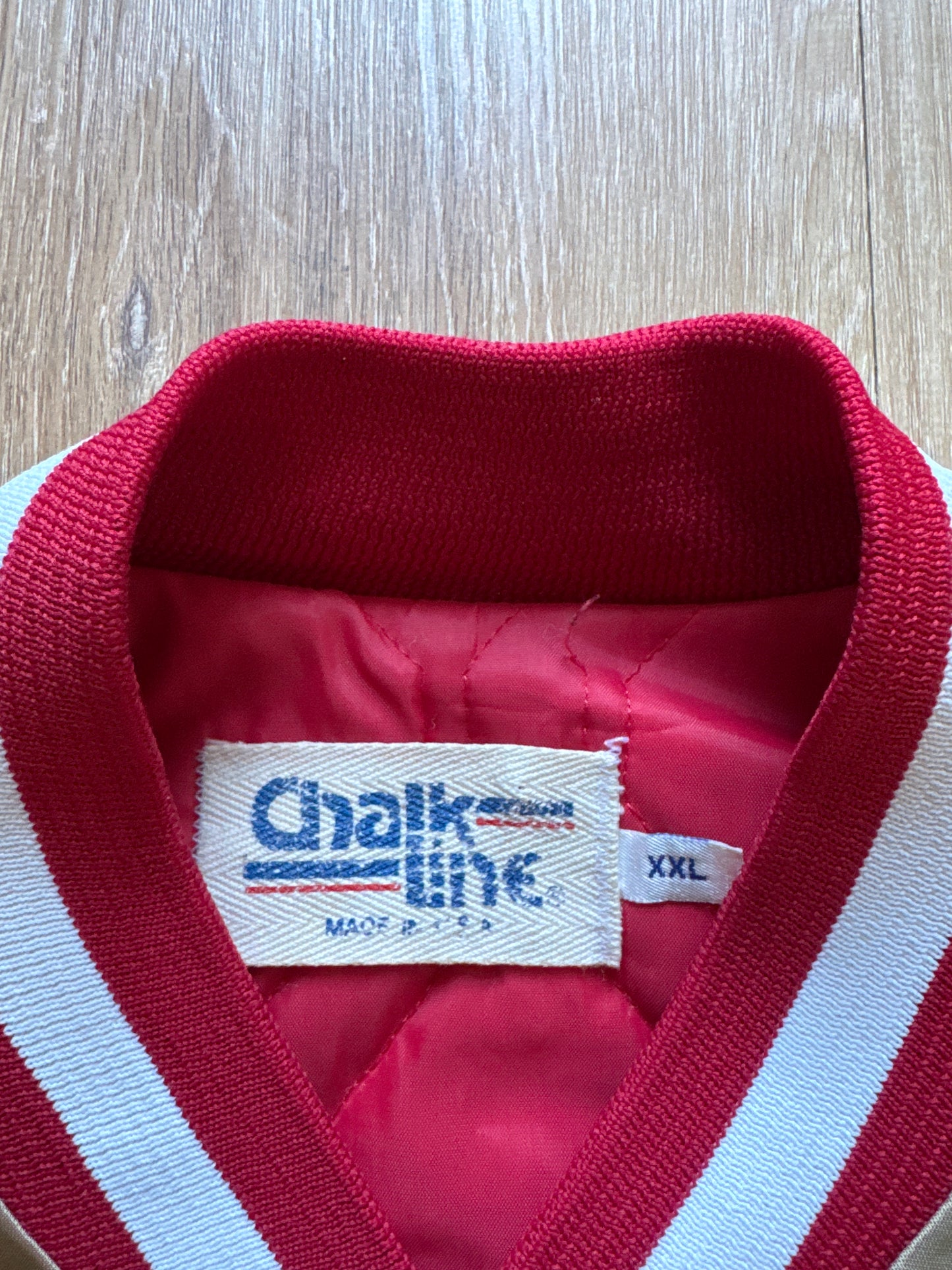 Vintage 80s Chalk Line San Francisco 49ers Satin Jacket
