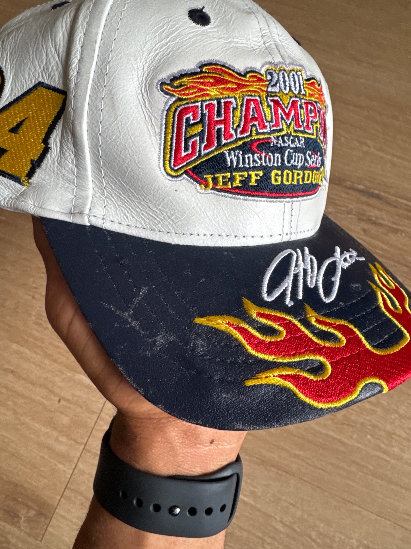 Vintage 2001 Nascar Jeff Gordon Winston Cup Series Champion Strap Back Hat