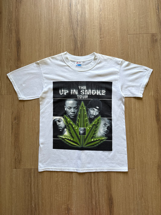 Vintage 2000 Up In Smoke Tour Dr. Dre Snoop Dogg Eminem Ice Cube Warren F. Hip Hop Rap Tee
