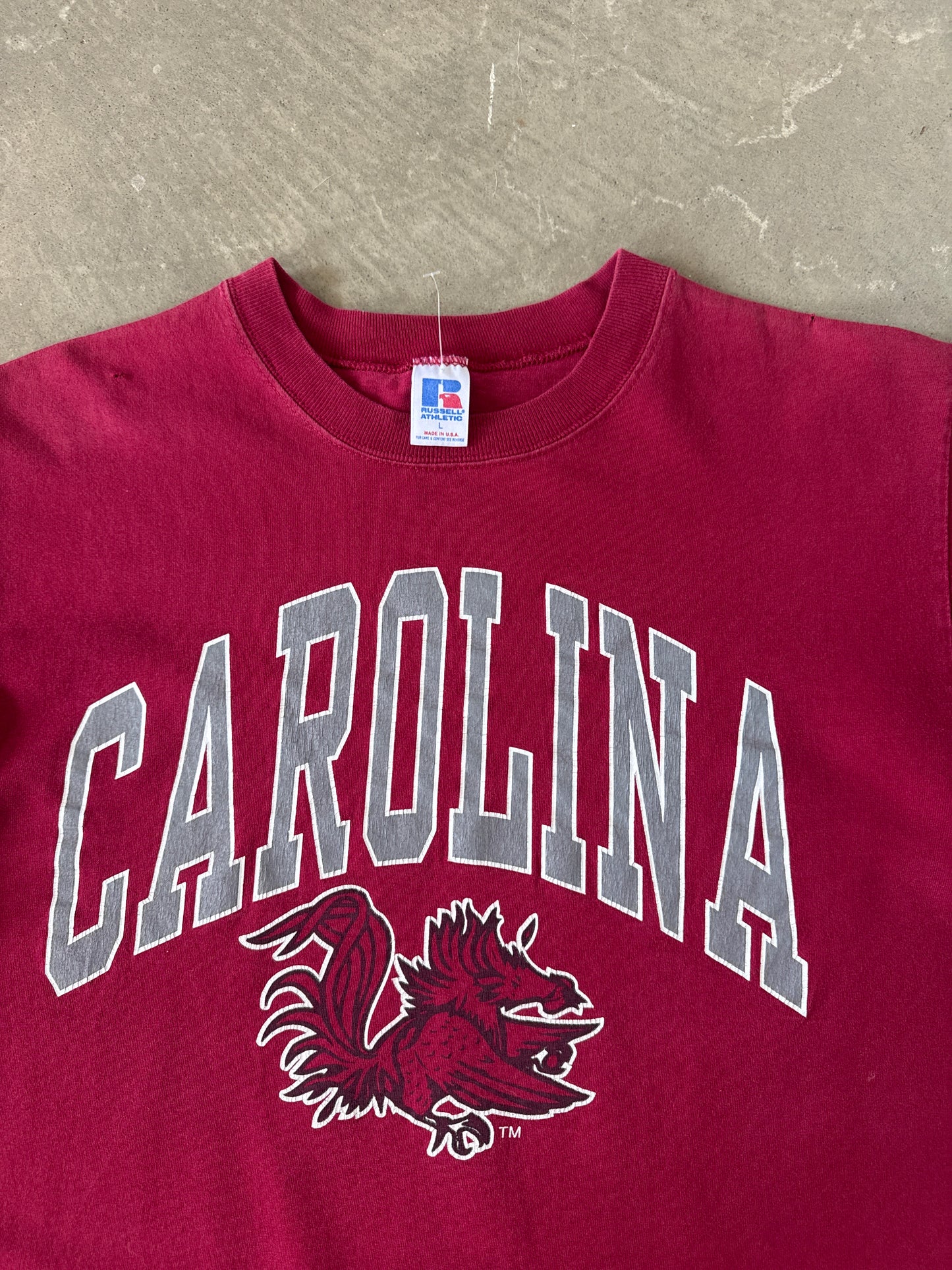 Vintage Russell Athletic University Of South Carolina Gamecocks Tee