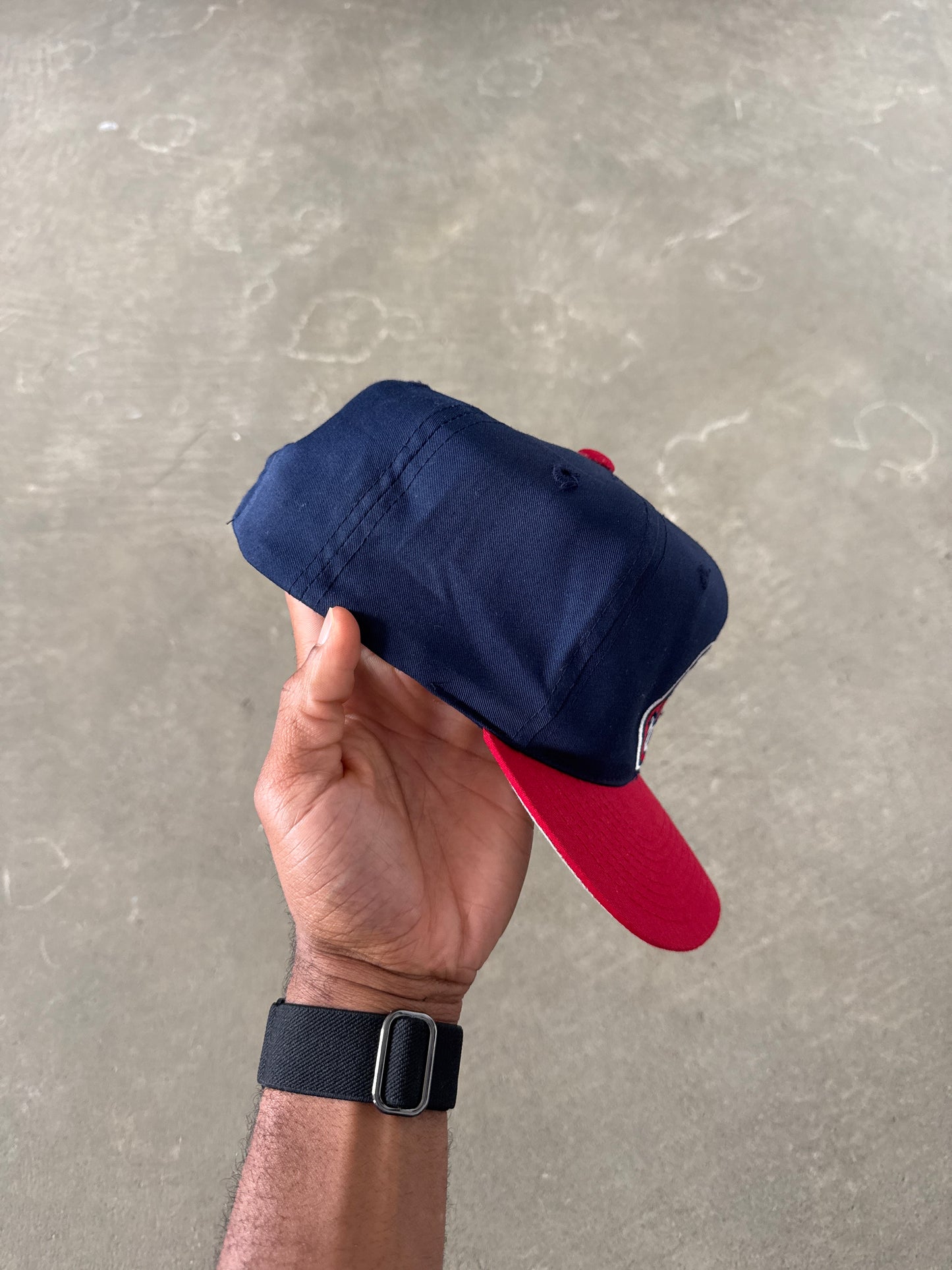 Vintage 90s Youth Cleveland Indians Snapback Hat