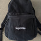 Supreme Canvas Black Backpack (FW22)