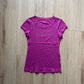 Y2K Women’s Bebe Bedazzled Logo Purple Tee