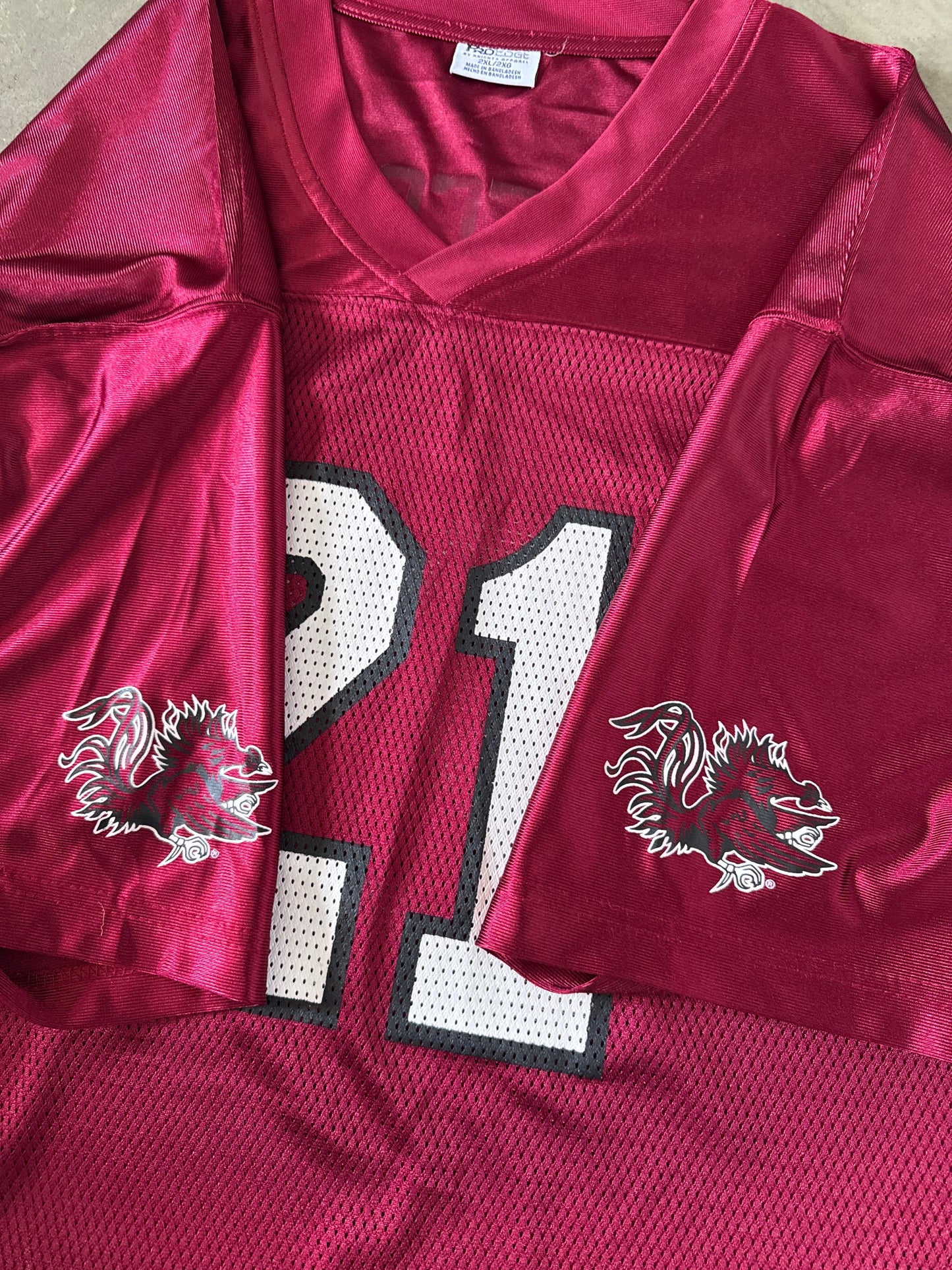 Vintage Pro Edge University Of South Carolina Gamecocks Football Jersey