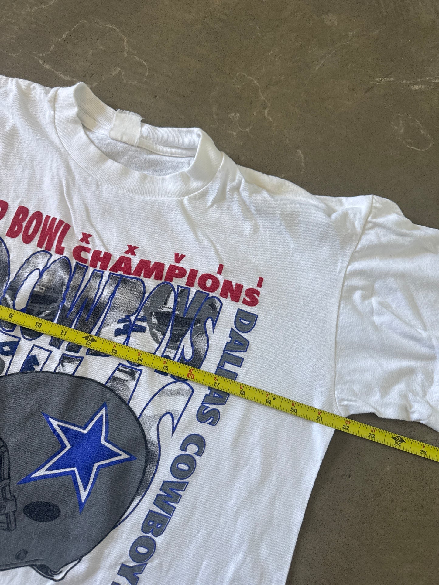 Vintage 1993 Dallas Cowboys Super Bowl Boxy Fit Tee