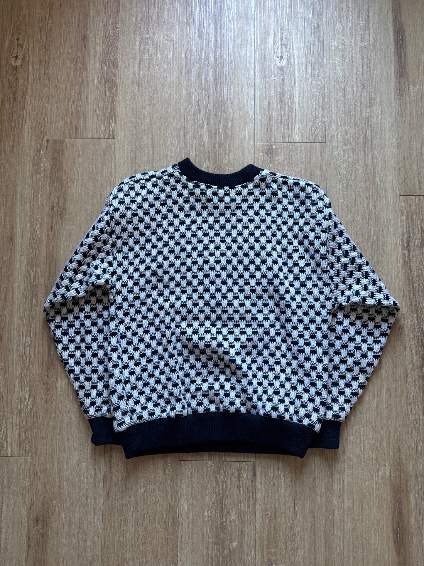 Vintage 90s Biancara Trutus Club Basketball Acrylic Falcon Sweater