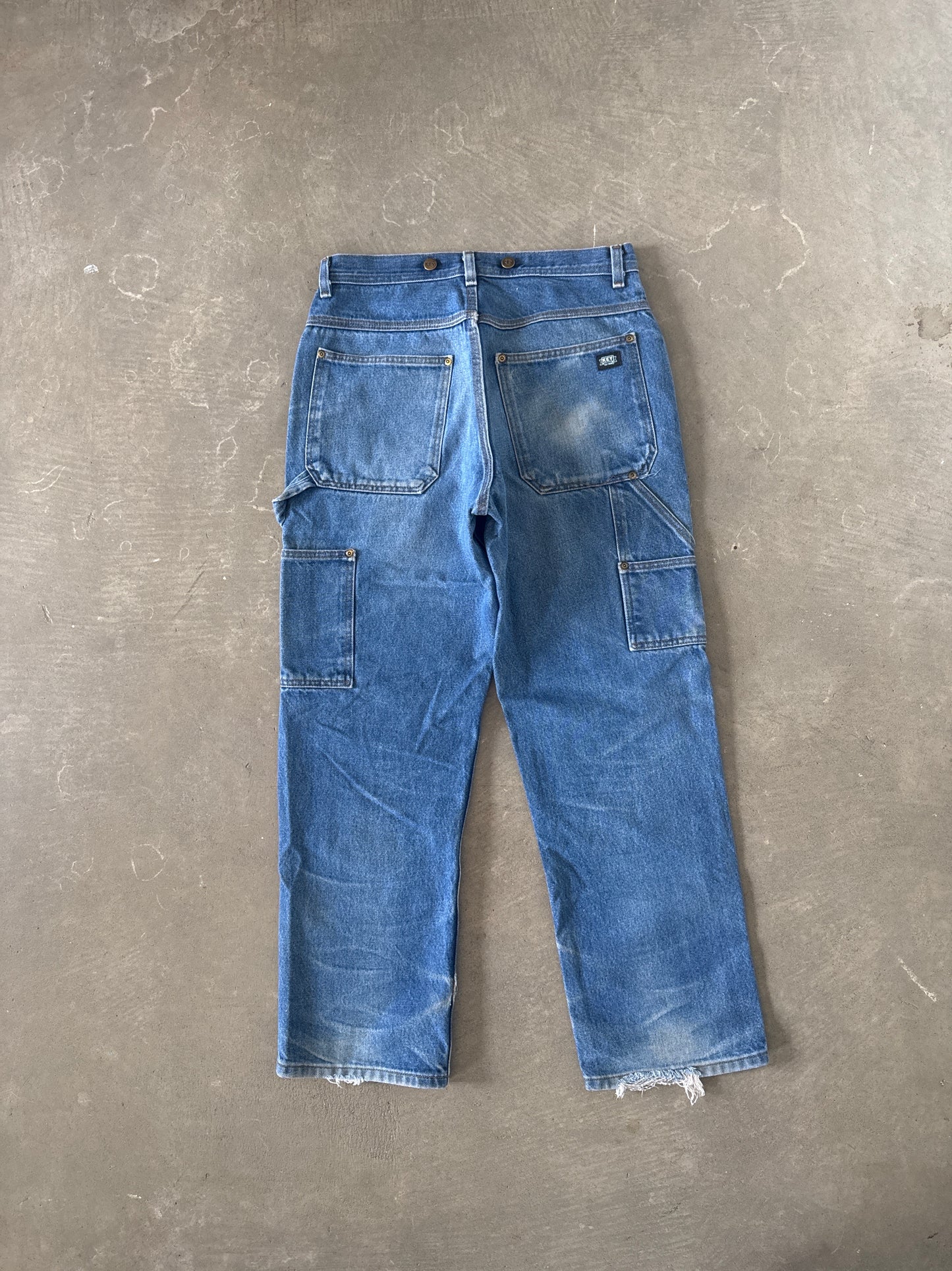 Vintage 90s Key Distressed Double Knee Carpenter Pants