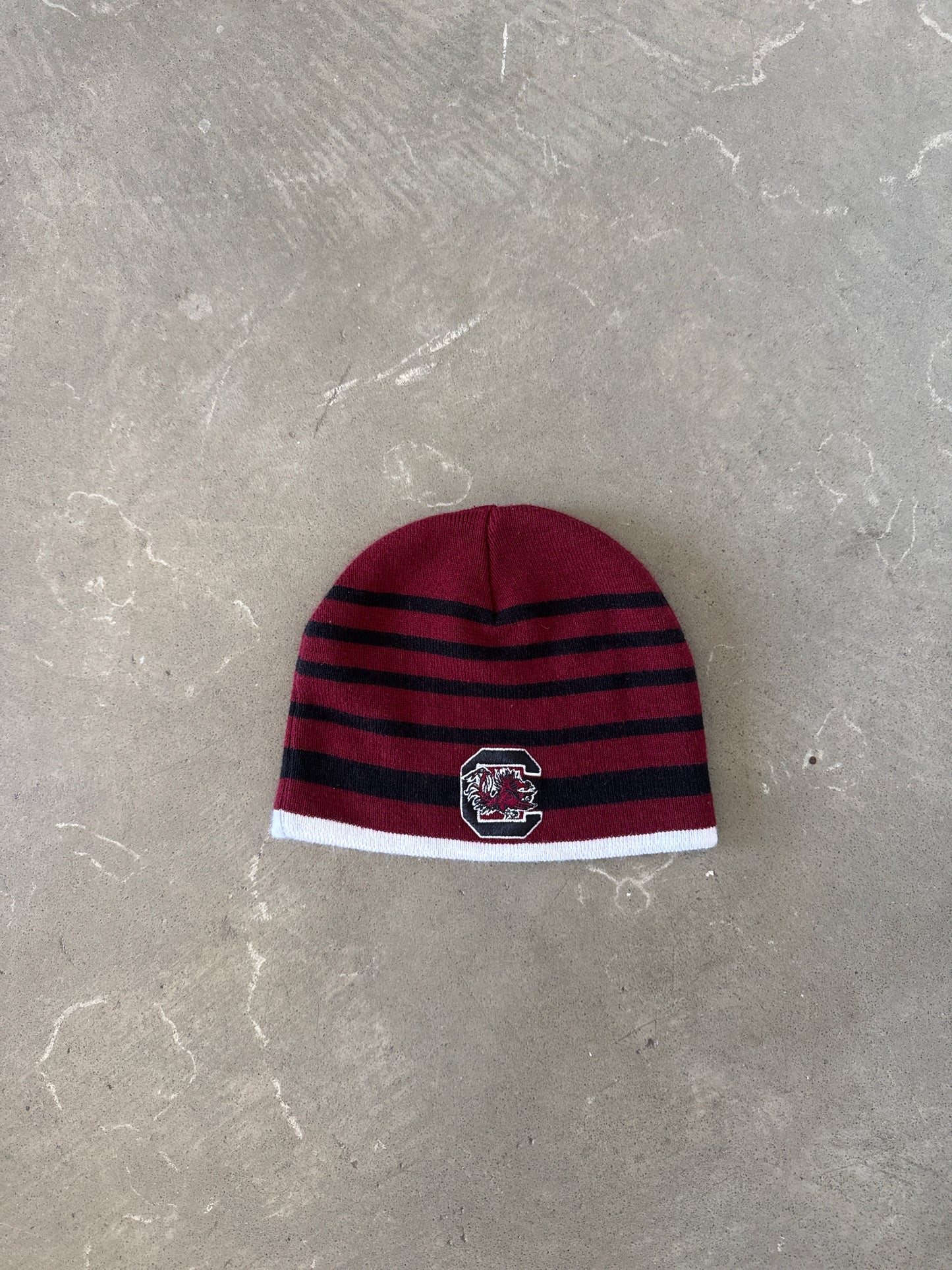 Vintage 90s Collegiate Sportswear University Of South Carolina Gamecocks Beanie Hat