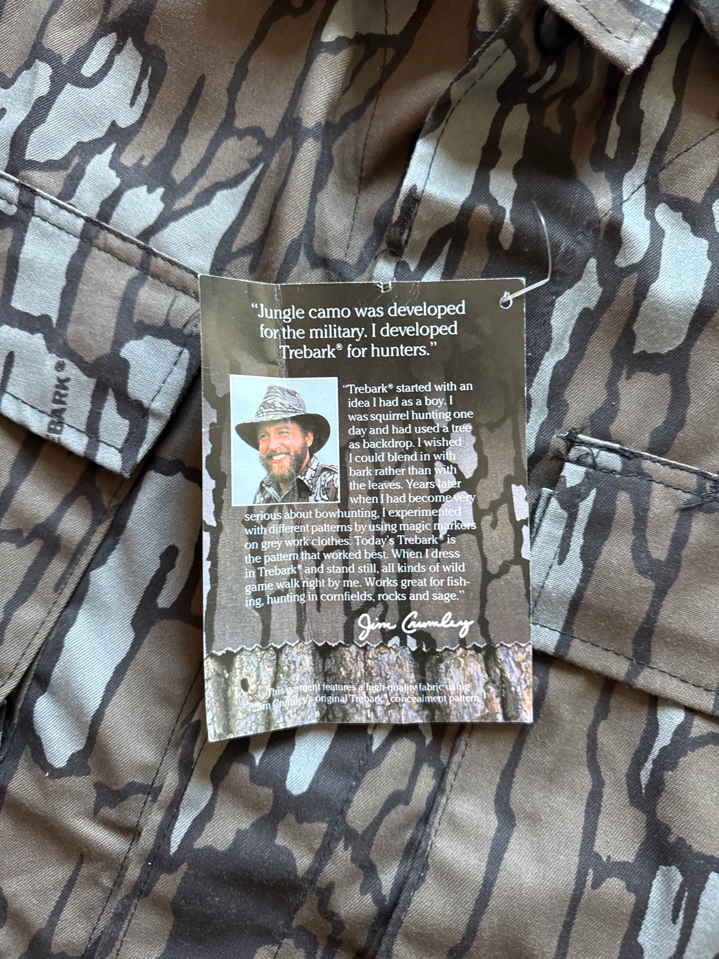 Vintage 1980s Trebark Camo Jacket