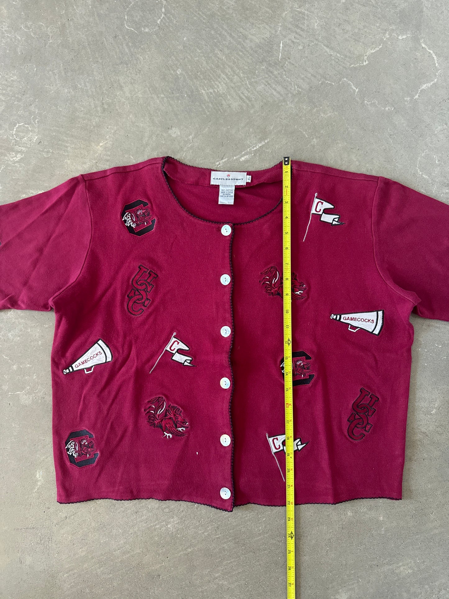 Vintage Women’s University Of South Carolina Gamecocks Blouse