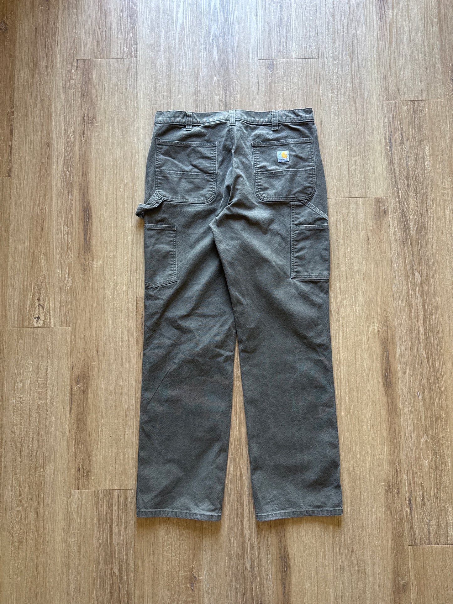 Carhartt Relaxed Fit Brown Carpenter Pants