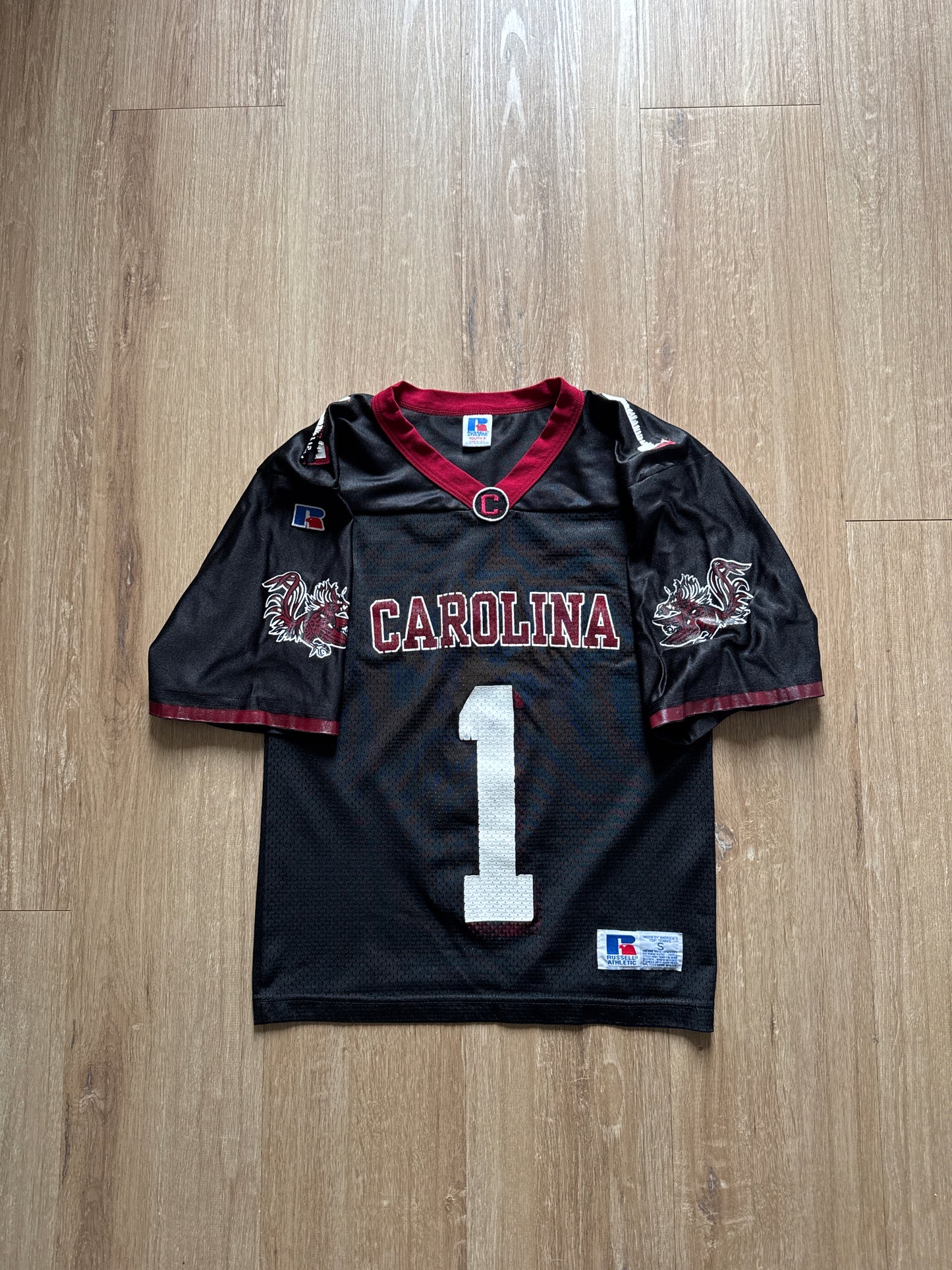 Vintage Youth Russell Athletic University Of South Carolina Gamecocks Football Jersey