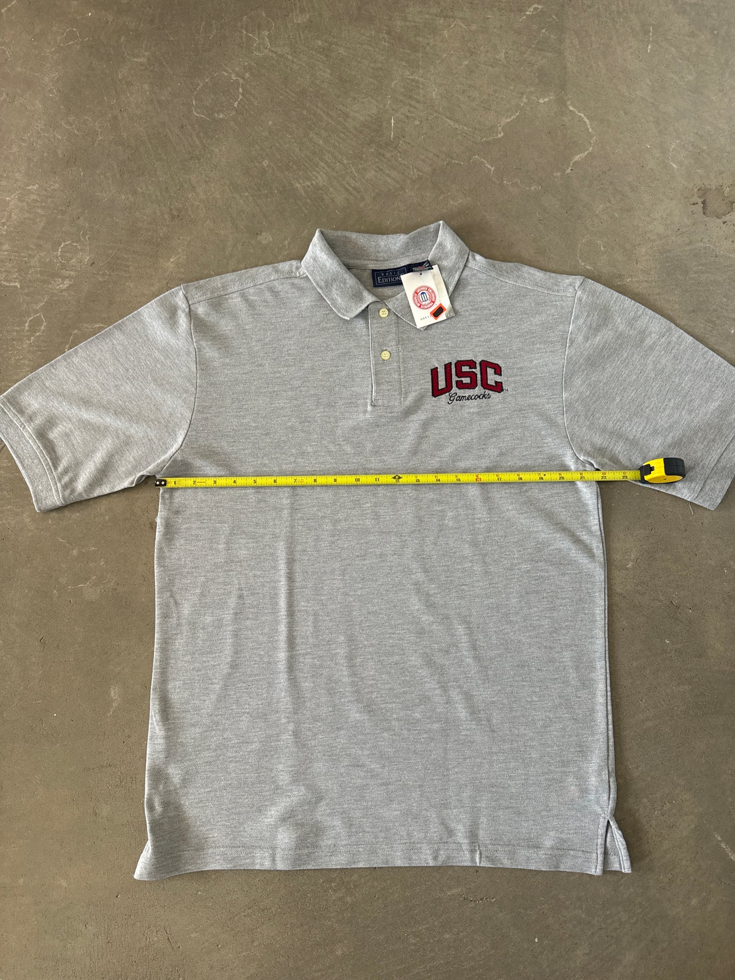 Vintage University Of South Carolina Gamecocks Embroidered Polo
