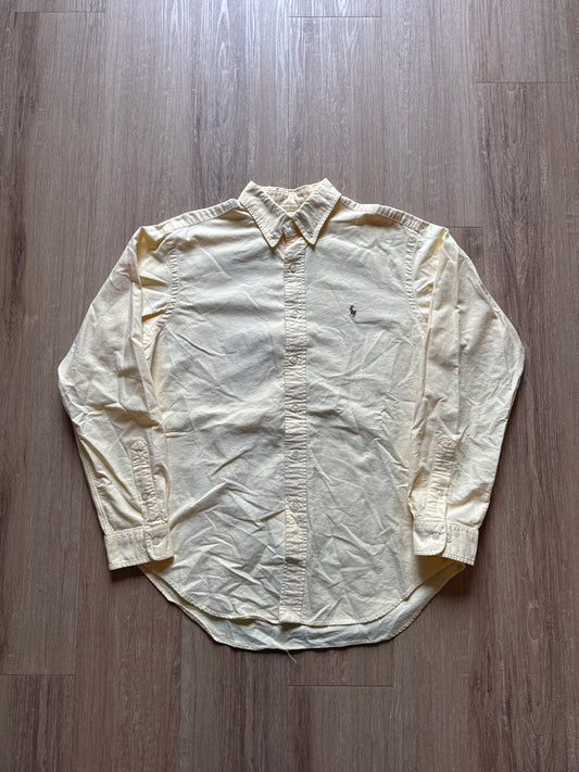 Polo Ralph Lauren Yellow Classic Fit Button Up Shirt