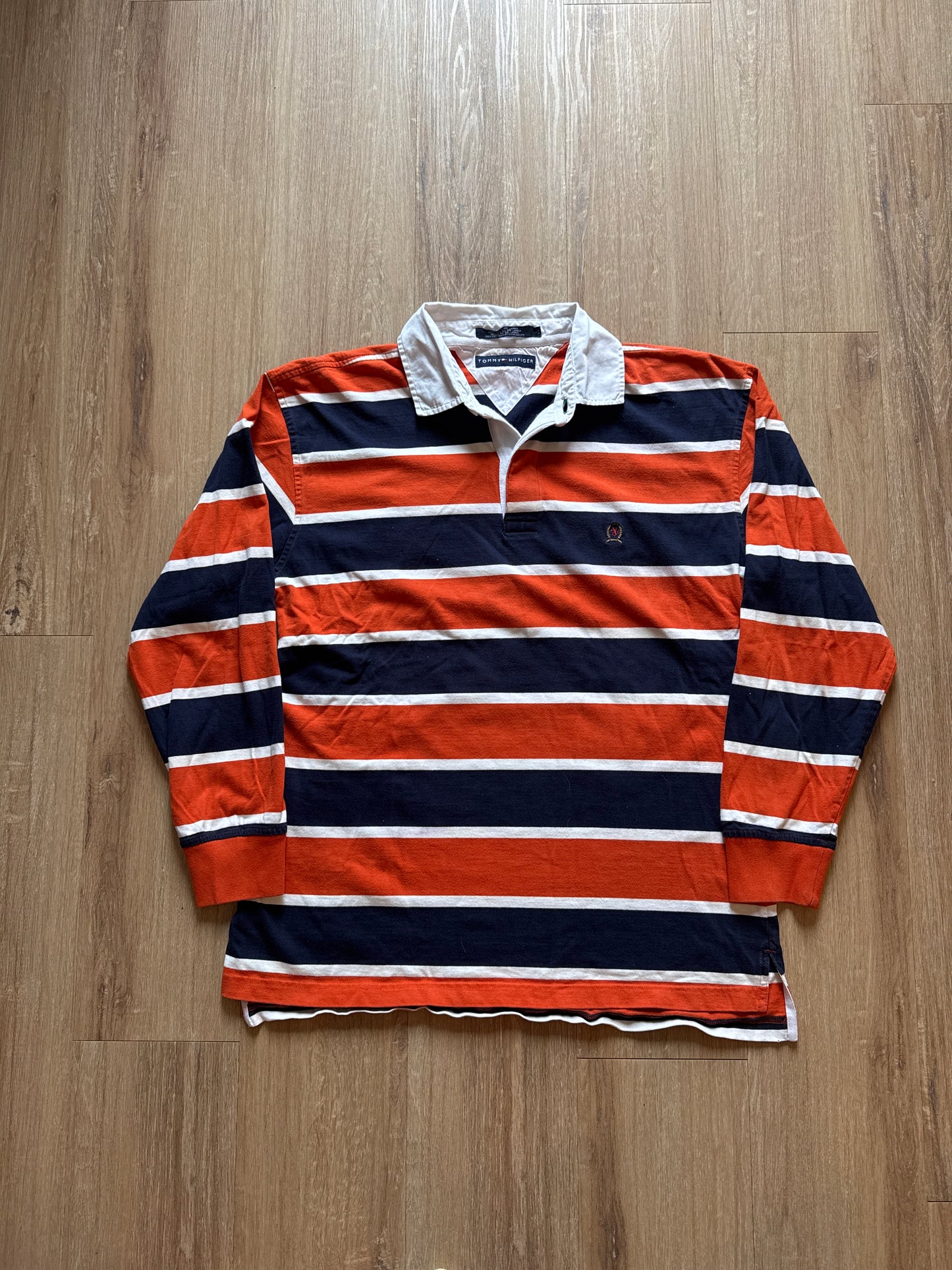Tommy Hilfiger Striped Polo Rugby Shirt