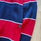 Chaps Classic-Fit Crewneck Red Stripe Sweater
