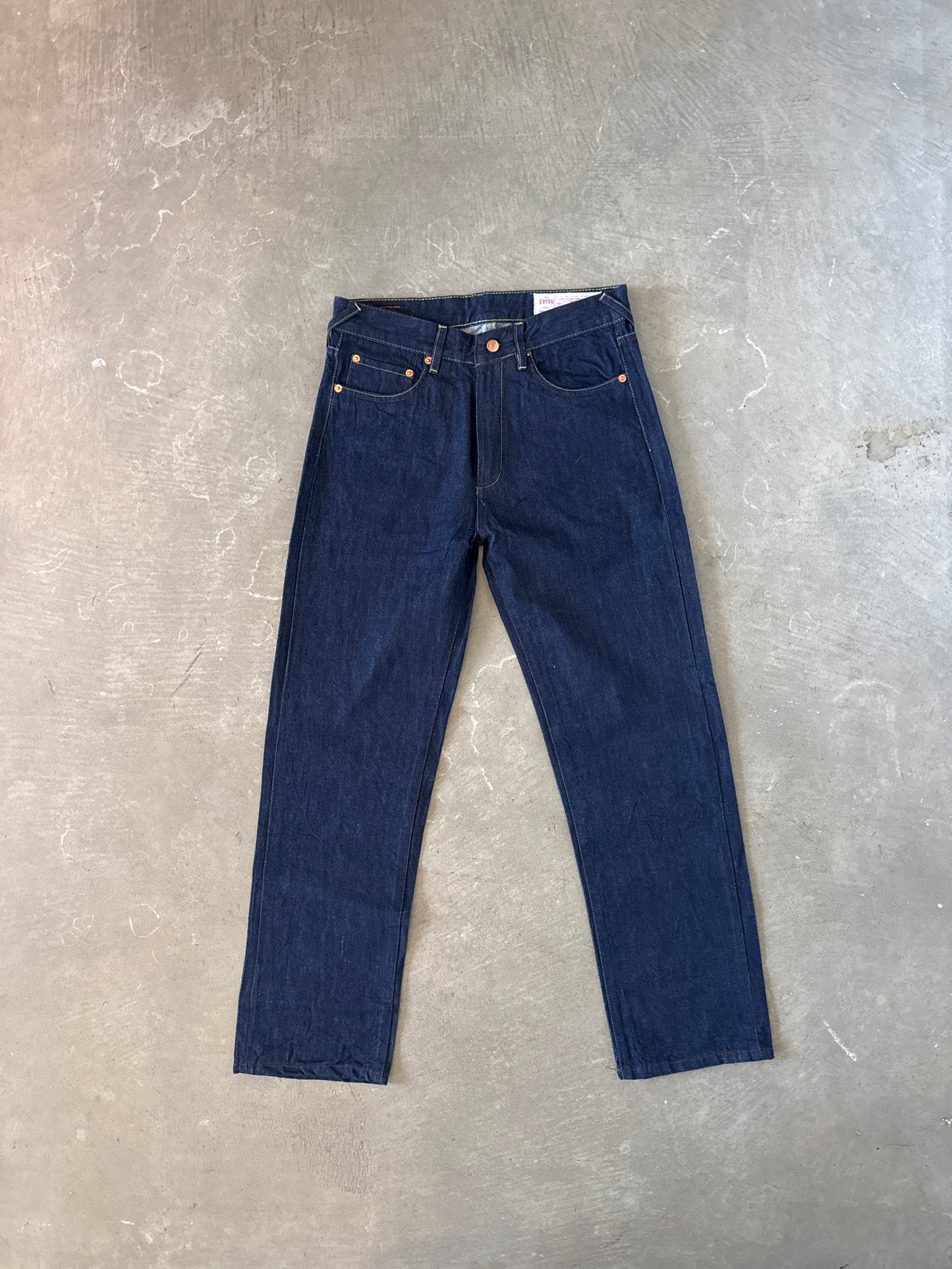 Evisu Embroidered Japanese Art Salvage Denim Jeans