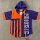Vintage 90s Phoenix Suns Striped Hooded Tee Shorts Set