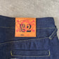 Evisu Embroidered Japanese Wave Art Salvage Denim Jeans