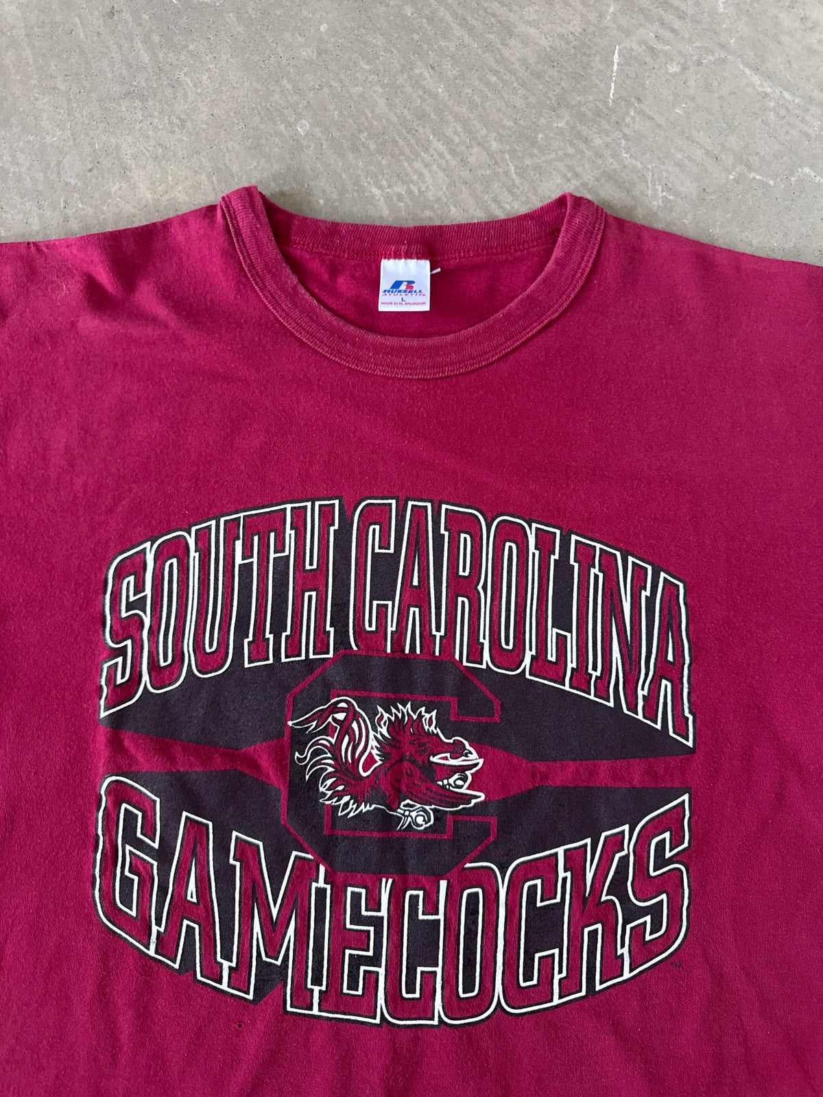Vintage Russell Athletic University Of South Carolina Gamecocks Tee