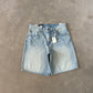 Levi’s Baggy Dad Mid Rise Lightwashed Denim Jean Shorts Jorts