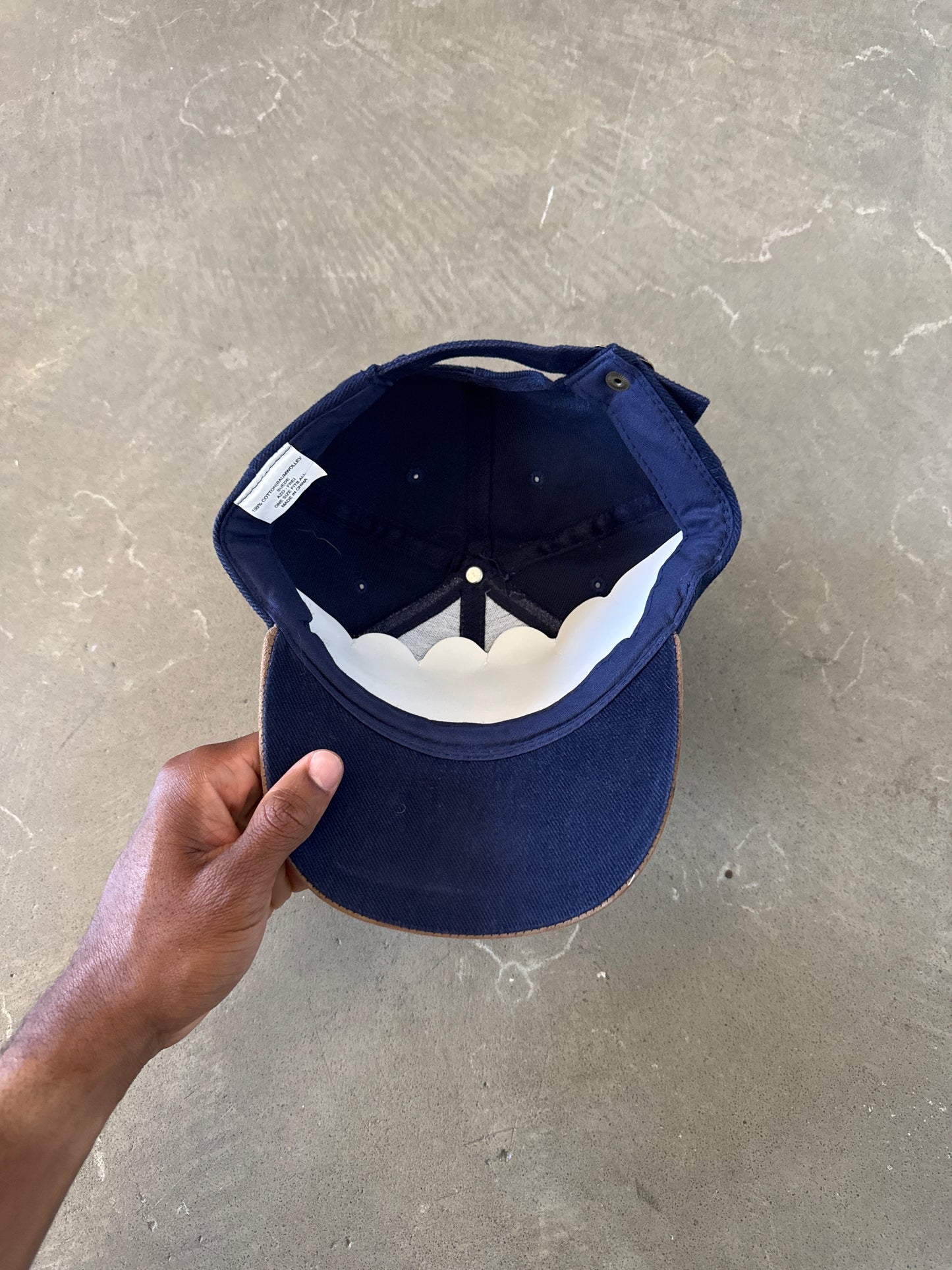 Vintage GORE-TEX Spell Out Suede Strapback Hat