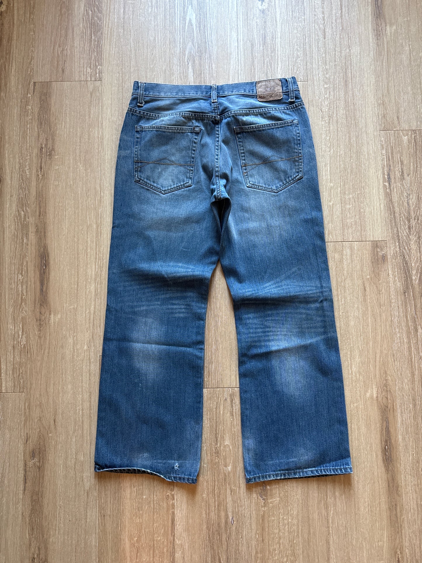 Vintage Y2K Aeropostale Distressed Benton Original Bootcut Denim Jeans