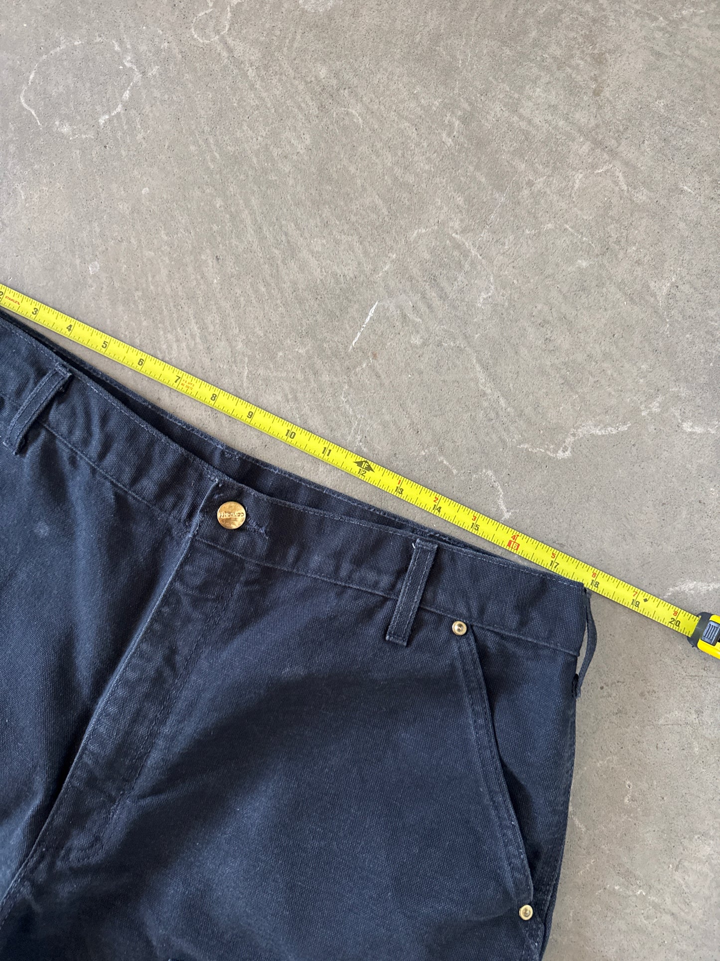 Carhartt Double Knee Long Black Shorts