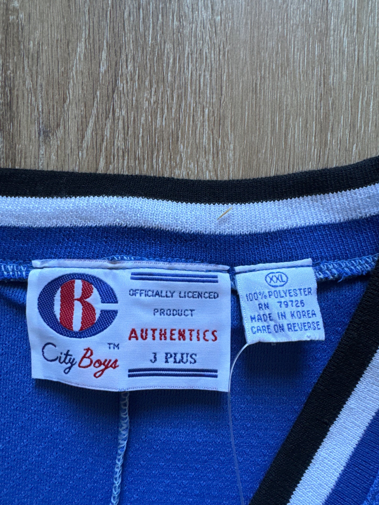 Vintage 90s Collegiate Sportwear City Boy Duke University Blue Devils Hockey Jersey