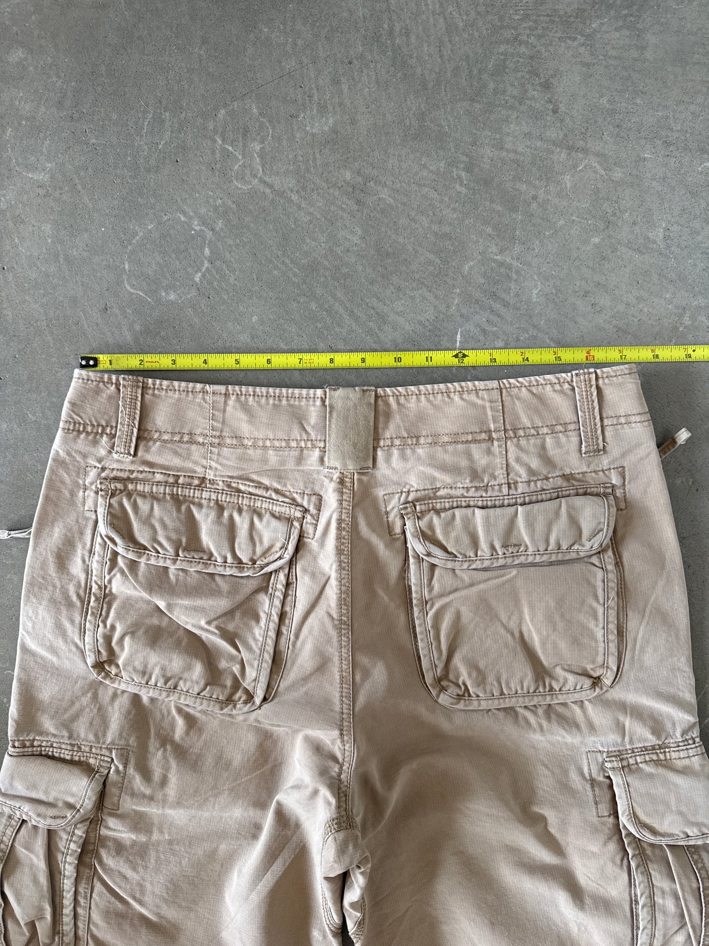 Vintage L.L. Bean Light Tan Utility Cargo Pants
