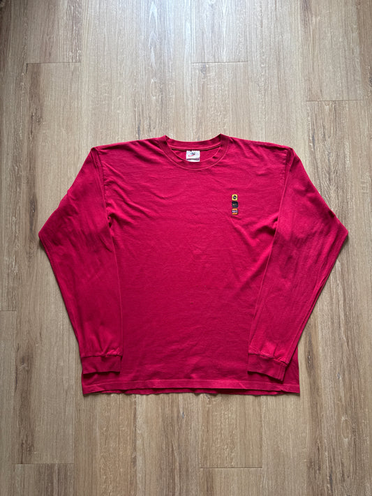 Vintage 90s Nike Multi Logo Embroidered Long Sleeve Tee