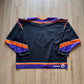Vintage 90s Bauer Philadelphia Phantoms SP Black AHL Hockey Jersey