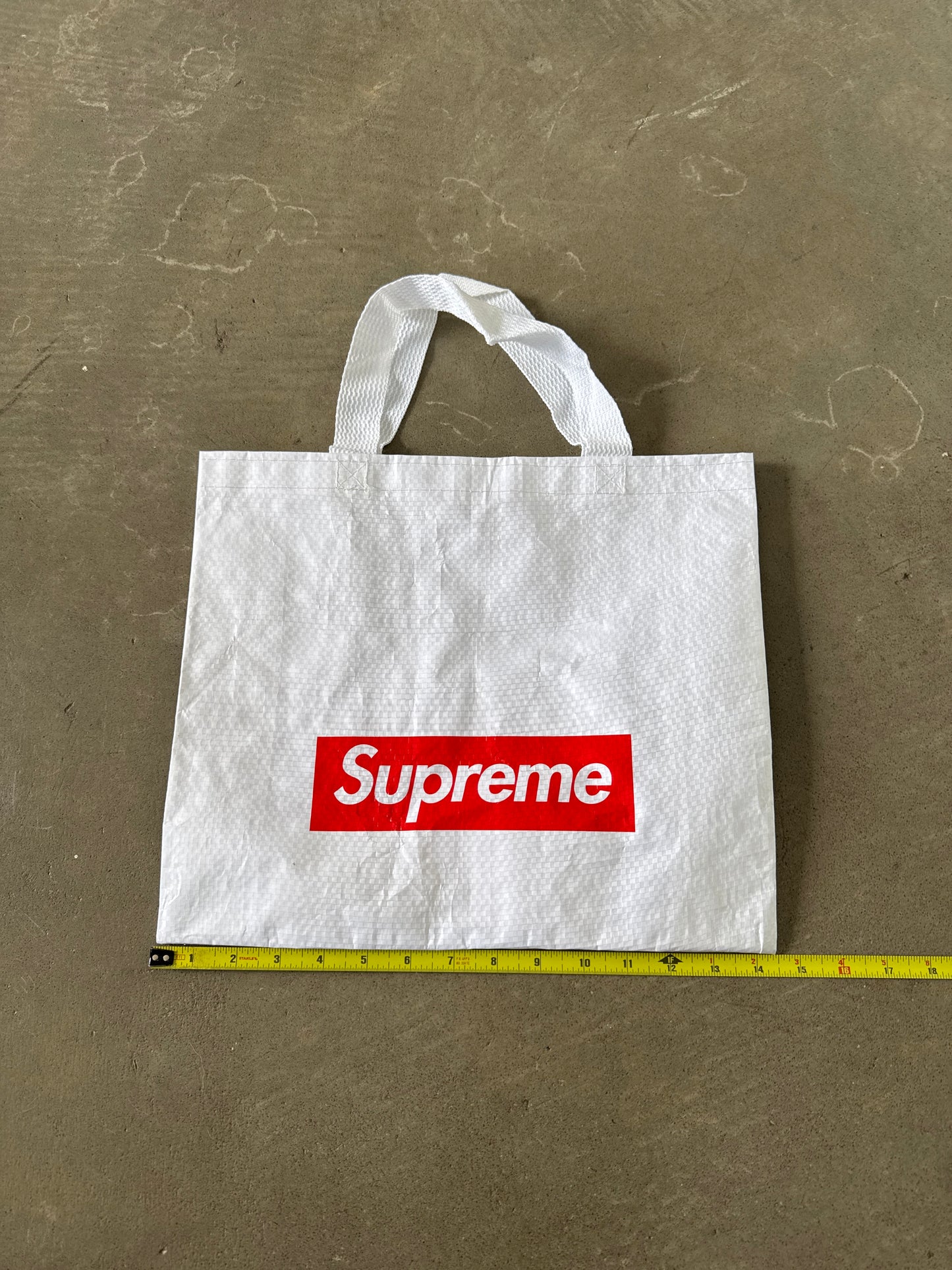 Supreme Woven Box Logo Reusable Shopping Tote Bag