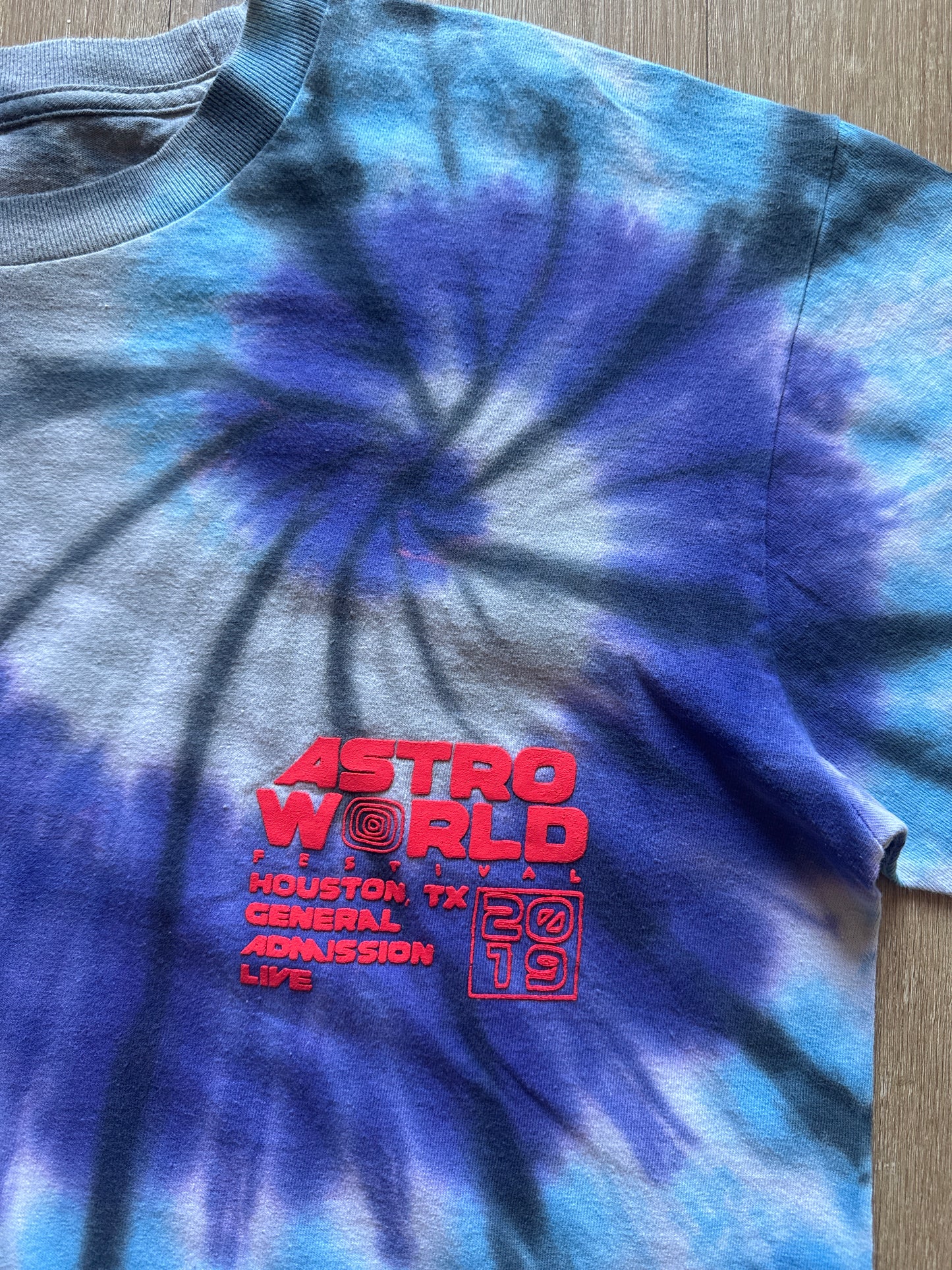 Travis Scott Official Souvenir Tie Dye Tee