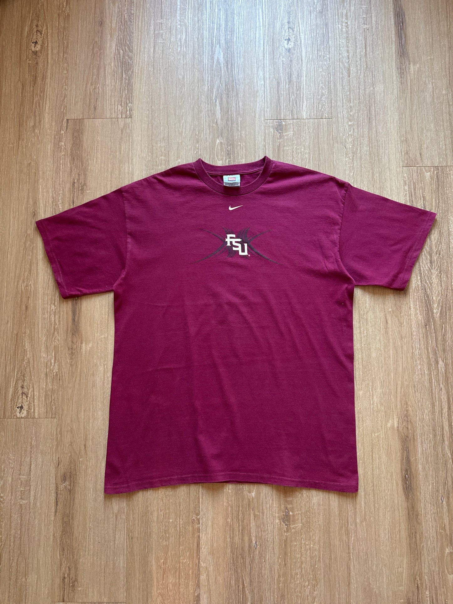 Vintage Nike Florida State University Seminoles Center Swoosh Logo Tee