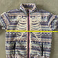 Kapital Ashland Stripe & Bone Fleece Zip Blouson Jacket
