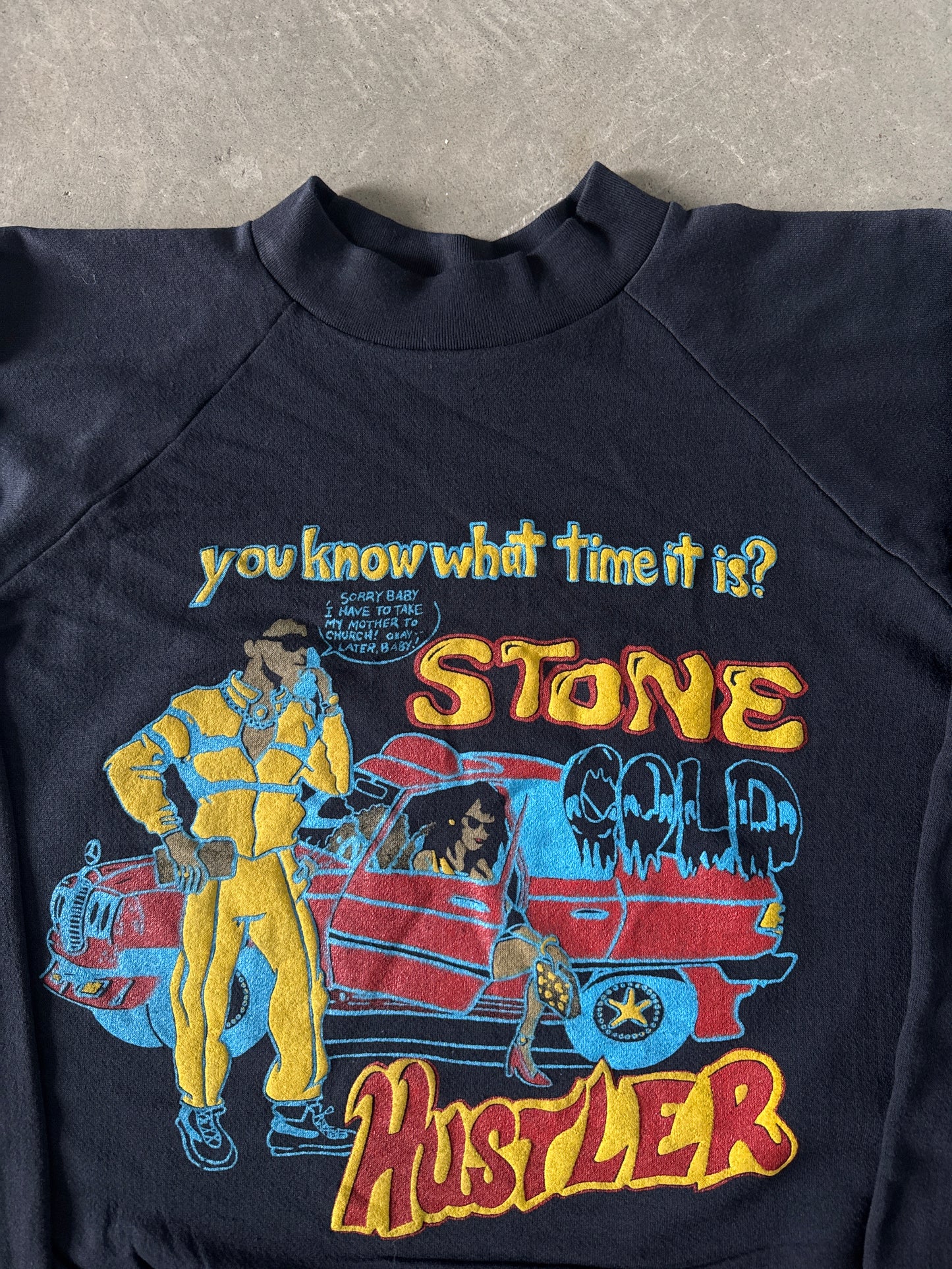 Vintage 80s Stone Cold Hustler Sweatshirt