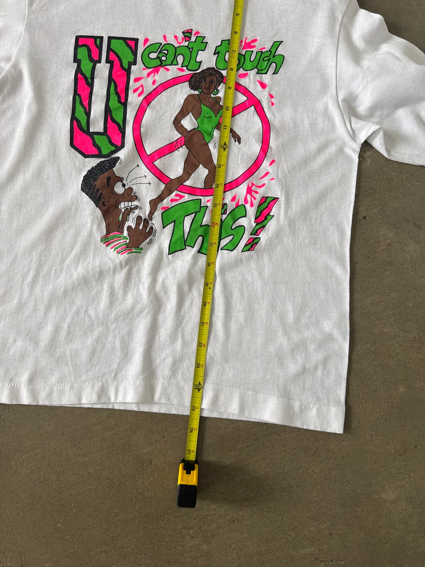 Vintage 90s Black Bart Simpson U Can’t Touch This Tee
