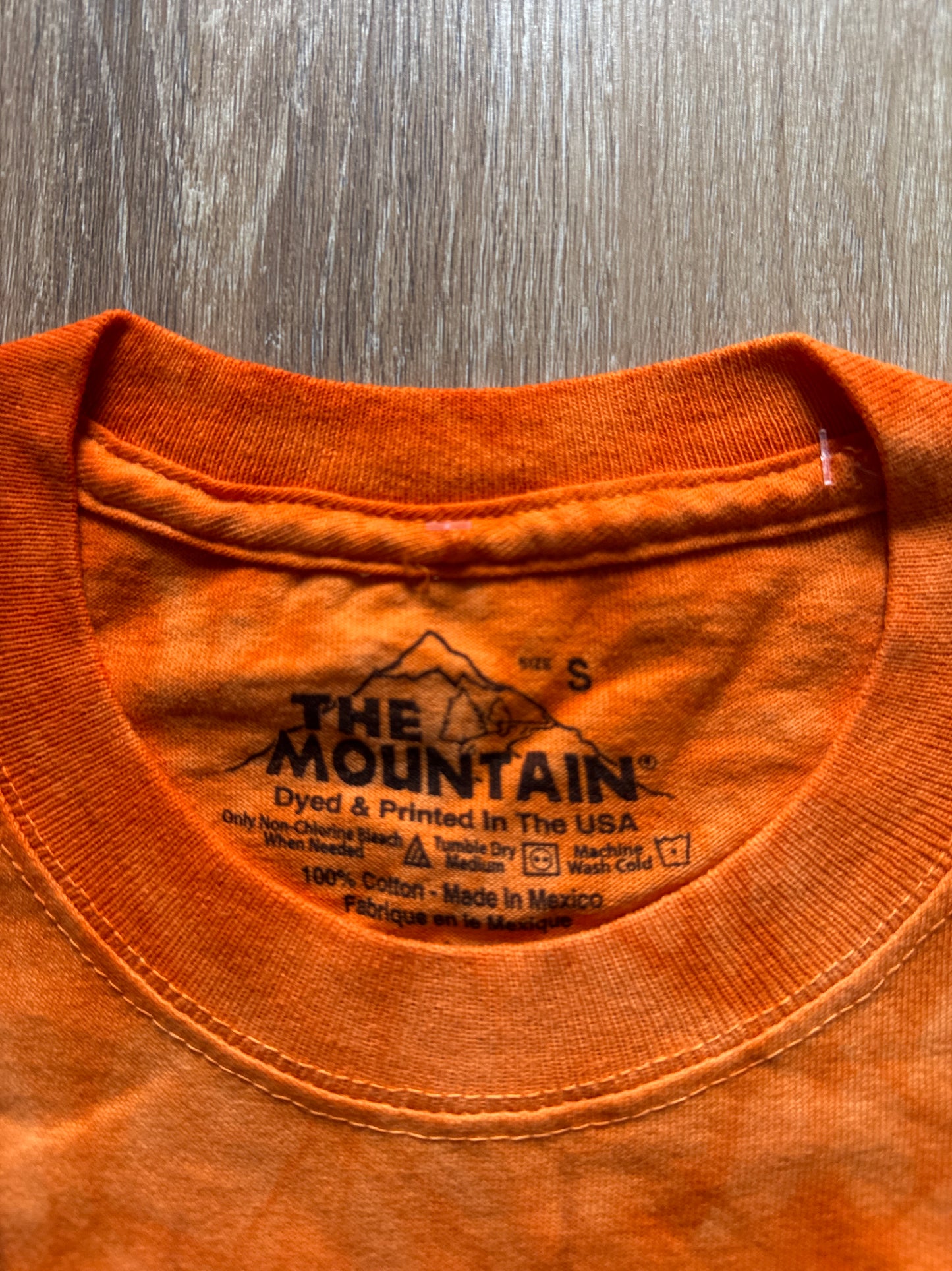 The Mountain University Of Clemson Tigers Tie Dye Tee