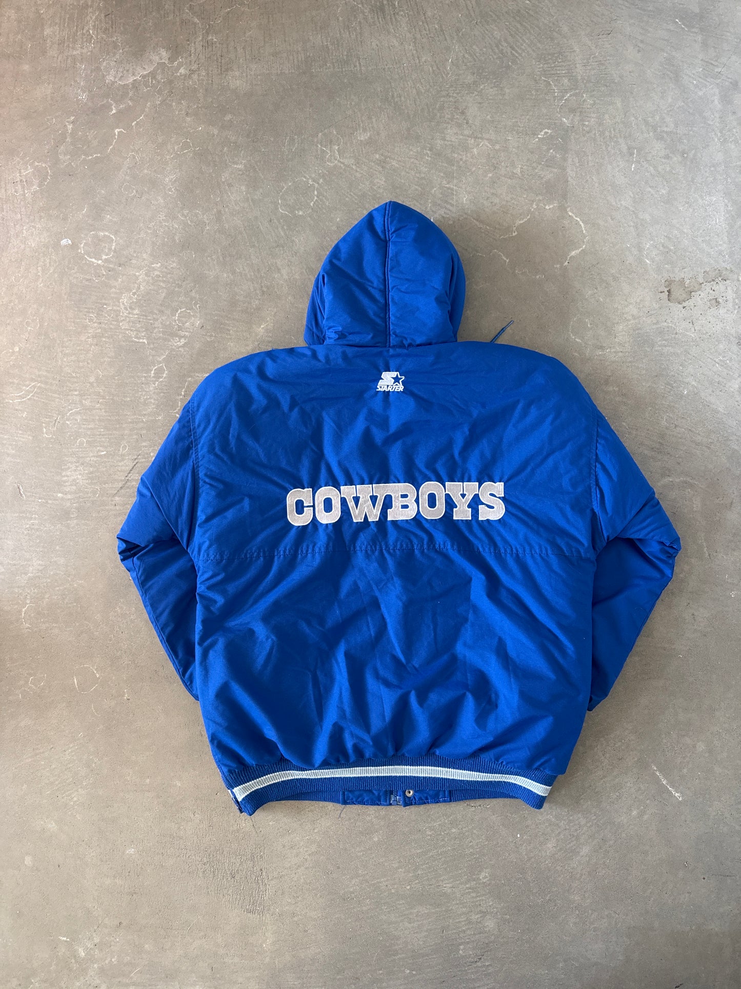 Vintage 90s Starter Dallas Cowboys Puffer Jacket