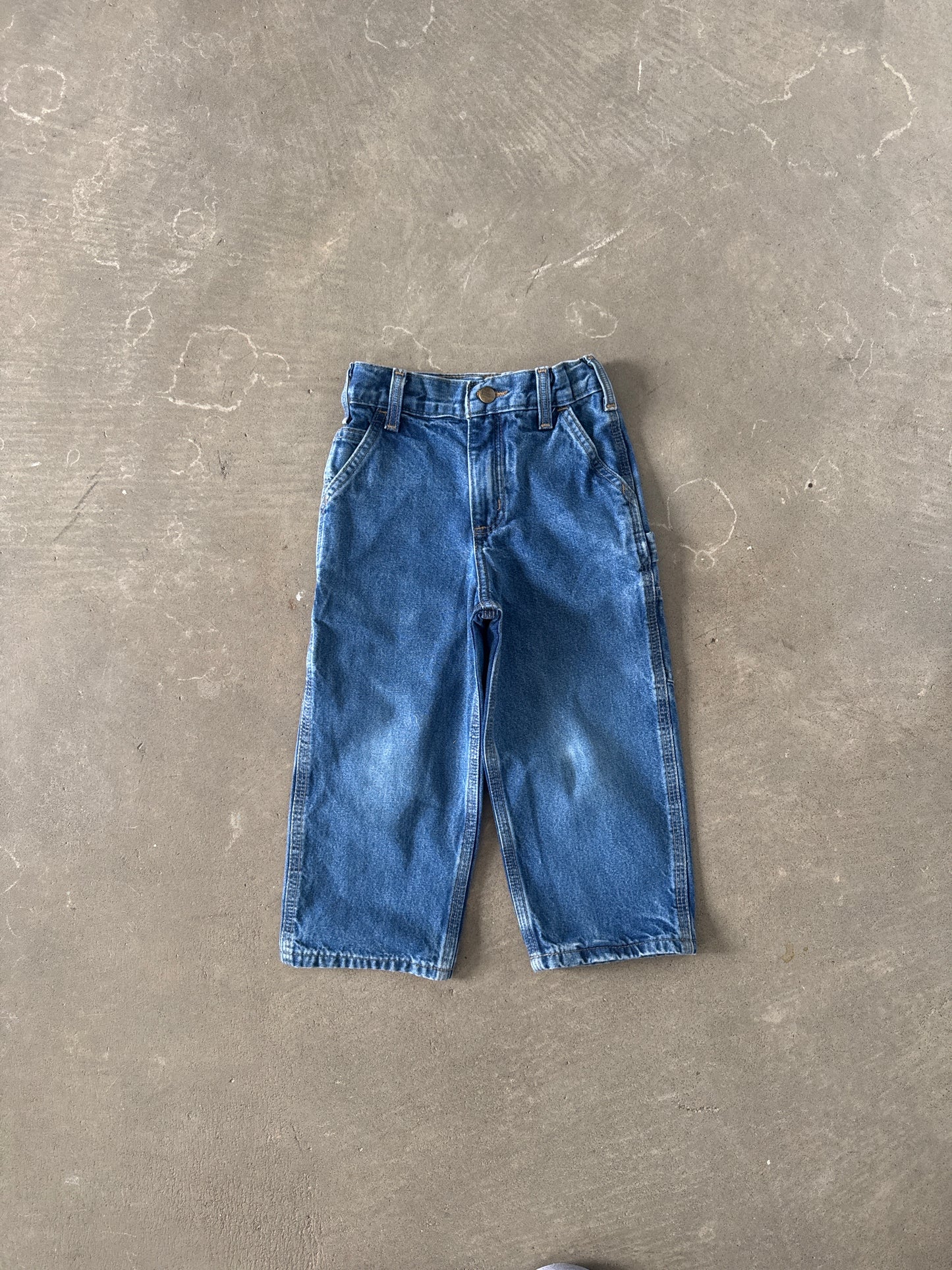 Carhartt Toddler Dungaree Fit Dark Washed Denim Jeans