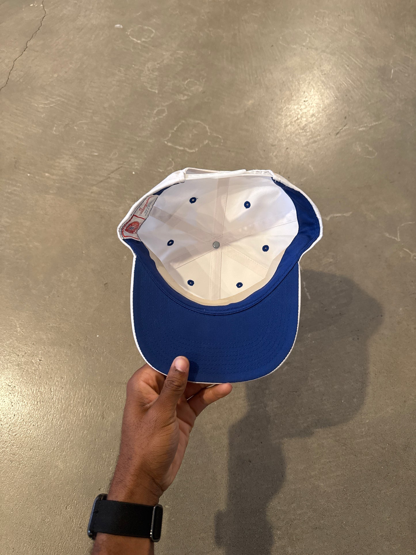 Vintage 90s Collegiate Sportswear Duke University Blue Devils Snapback Hat