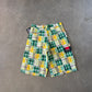 Vintage Y2K Dtek Patchwork Plaid Shorts