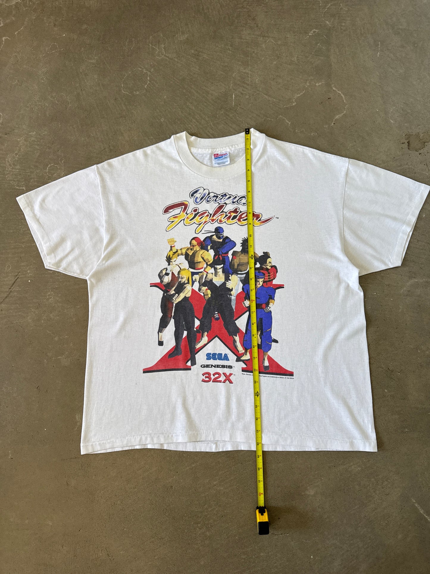 Vintage 1995 Sega Genesis Virtua Fighter Sega Genesis 32X Promo Tee