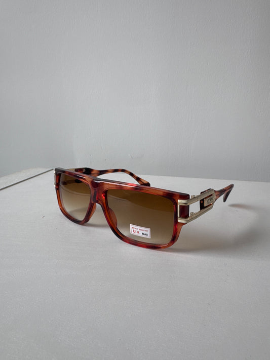 Vintage 80s Coien Grandmaster Run DMC Hip Hop Style Cheetah Sunglasses