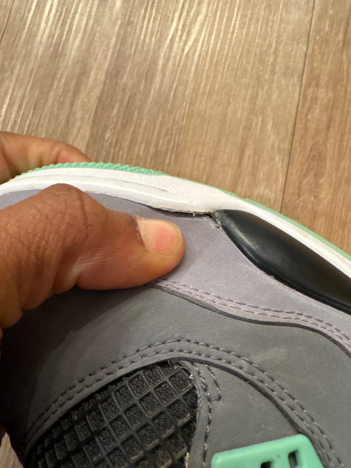 Jordan Retro 4 Green Glow 2013