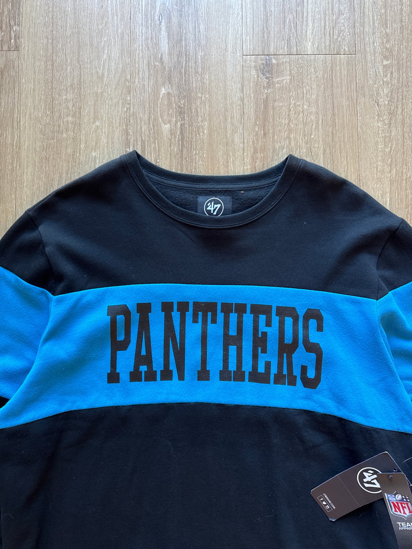 47 Brand Carolina Panthers Logo Sweatshirt