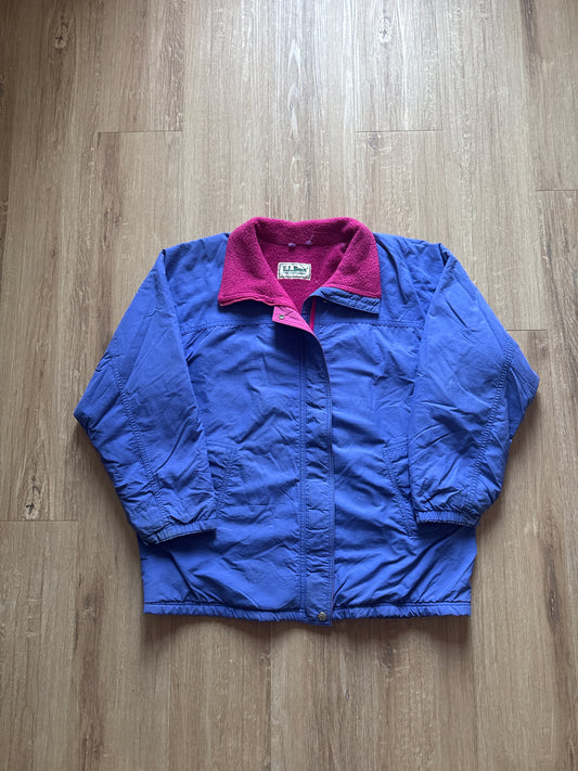 Vintage L.L. Bean Freeport Maine Fleece Lines Jacket