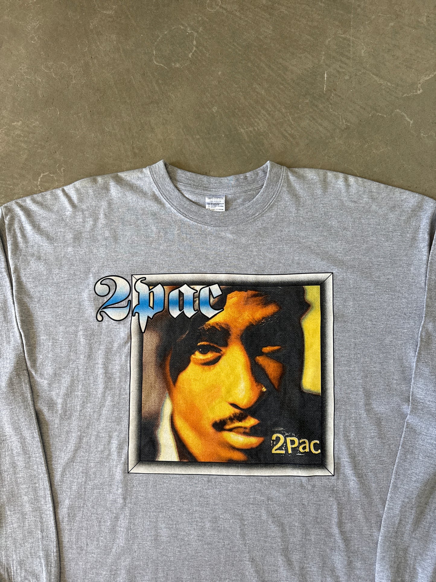 Vintage Y2K 2Pac Tupac Shakur Rap Tee Longsleeve